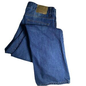 Aeropostale Mens Denim Size 34x30 Slim Bootcut Jeans Light Distressed Pockets